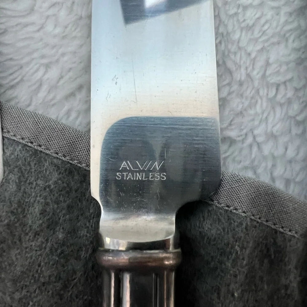 Alvin 1916 - Molly Stark Dinner Knife (1 each) - Picture 4 of 7